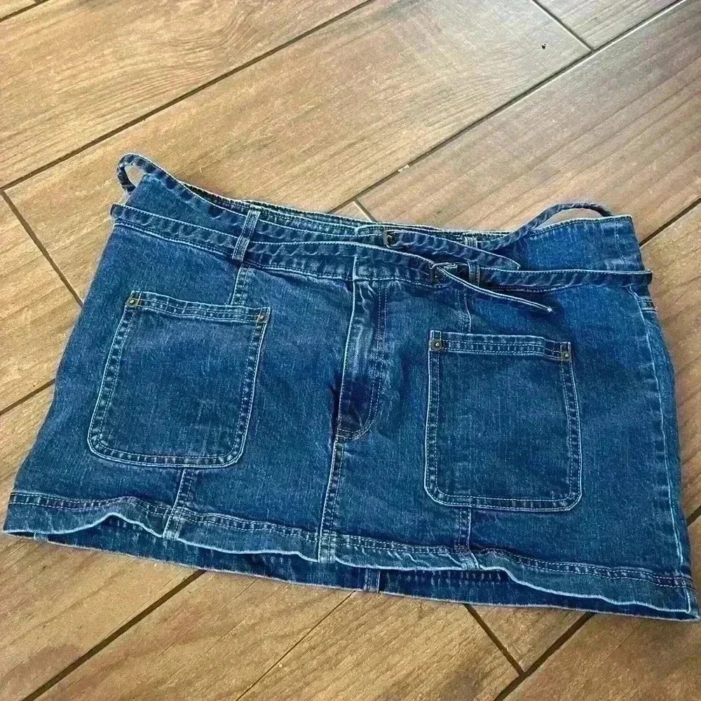 Pilcro '90s Micro Denim Skirt size 16 - Picture 3 of 5